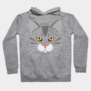 European cat face Hoodie